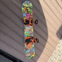 カラフルキャラクター スノーボード ビンディングセット - メルカリ