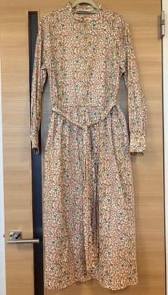 Dot and Stripes リバティ花柄 ロングワンピース - メルカリ