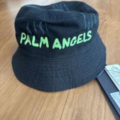 【rana' 】PALM ANGELS ブラック バケットハット rana'様専用 】PALM ANGELS ブラック バケットハット - メルカリ