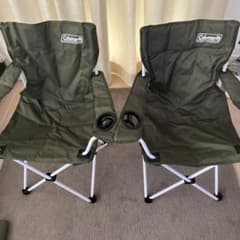 Coleman アウトドアチェア 2脚セット オリーブのサムネイル