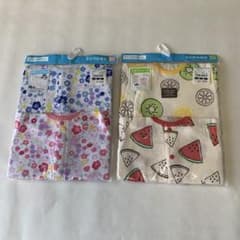 新品　新生児用　ELFIN DOLL フルーツ柄ロンパース2枚セット 2組のサムネイル