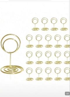 Mini Table Number Stands ゴールド 20個セットのサムネイル