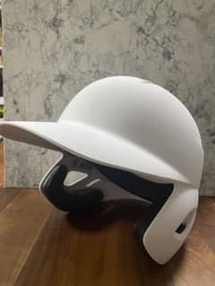 軟式　ヘルメット　白　艶消し　ゼット　Oサイズ