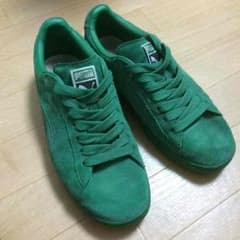 puma suède green プーマ スエード スニーカー 緑のサムネイル