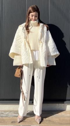 maison de Dolce⭐︎メゾンドドルチェ⭐︎キルティング ポンチョ（美品