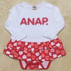 【美品】ANAP kidsワンピ風ロンパースのサムネイル