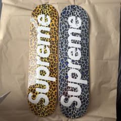 セット Supreme 09FW leopard skateboard deck | Mercari