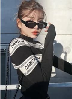 Darich DDロゴジャガードニットトップスのサムネイル