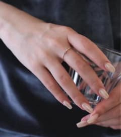unique SLOBE IENA別注ダイヤモンド1粒リング(ブラウン)のサムネイル