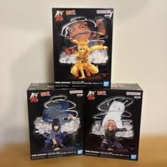 未開封】 NARUTO ナルト 疾風伝 新たなる三竦み 3種セット フィギュア