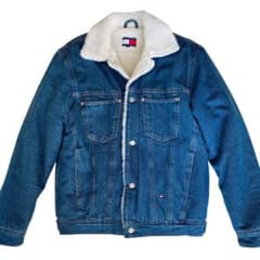 トミーヒルフィガー【美品】トミージーンズ バックロゴ 内ボアデニム