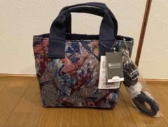 【新品未使用】ルートートパターンファブリックNAVY−forest ジャガードのサムネイル