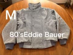 レア！貴重デザイン！80's Eddie Bauer 黒タグ　ウールジャケット レア！貴重デザイン！80's Eddie Bauer 黒タグ ウールジャケット