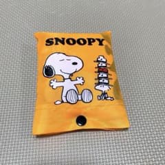 スヌーピー　エコバッグ　オレンジのサムネイル