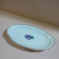リチャードジノリ ボンジョルノプルーンオーバルプレート 20cm - メルカリ
