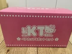 【未使用】ハローキティ　ペアカップ&ポットセットのサムネイル