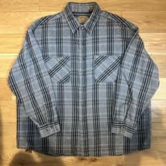 90〜00s St. John's Bay ヘビーウェイトチェックシャツ 2XLのサムネイル