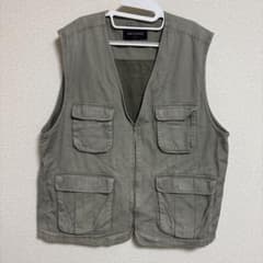 【古着】Creely Field フィッシングベスト LL グレーのサムネイル