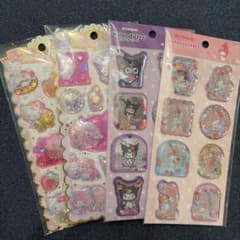 【正規品】サンリオ ウォーターシール 4枚セット マイメロ クロミ ハローキティのサムネイル