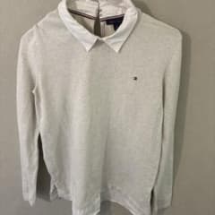 TOMMY HILFIGER フェイクレイヤード ニット Sのサムネイル