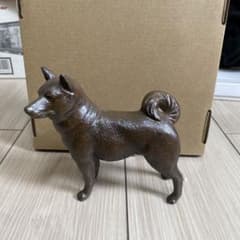 ブロンズ製犬の置物2体セット ブロンズ 犬の置物 - メルカリ