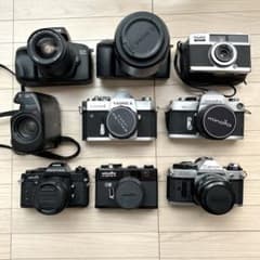 フィルムカメラ　9台　ジャンク品です④ ジャンク フィルムカメラ 9台セット まとめ売り - メルカリ