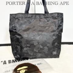専用☆A BATHING APE PORTER　トートバッグのみ 希少❗️PORTER × A BATHING APE コラボ トートバッグ A4 - メルカリ