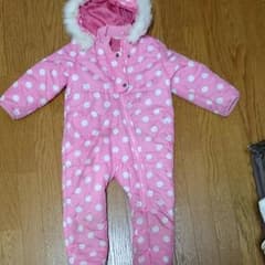 さおり様専用❢水玉ピンク　ジャンプスーツ100センチのサムネイル