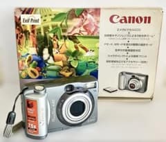 ☆現状品・動作確認済☆　Canon PowerShot A40 付属品付き！！のサムネイル
