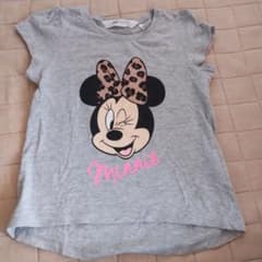 H&M　プリントTシャツ110　半袖　ミニーのサムネイル