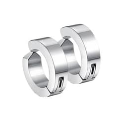 イヤーカフ 1ペア シルバー ステンレス製 ノンホール クリップ式 男女兼用のサムネイル