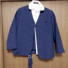 マナ様【使用2ヶ月間】銀座 泰明小学校 130女の子ジャケットワイシャツスカートのサムネイル