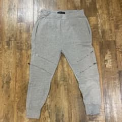 ZARA MAN スウェットパンツ ジョガーパンツ グレー デザイン スウェットのサムネイル