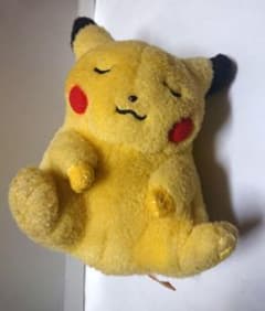ポケモン ピカチュウ 初期 トミー TOMY ぬいぐるみ おやすみ ねている