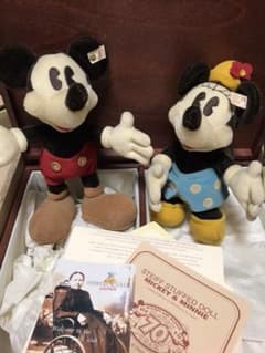 どんちゃん専用！シュタイフ製 70周年 ミッキー&ミニーのサムネイル