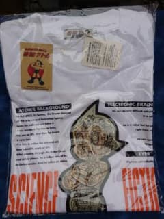 Lサイズ　ホログラム　メカTシャツ　鉄腕アトム　手塚治虫のサムネイル