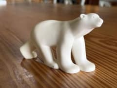 フランソワポンポン】シロクマ オブジェ 置物 ホワイト 約15cm - メルカリ