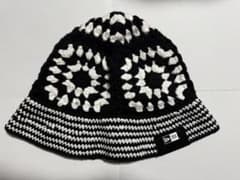 【完売品】New Era ニット クロシェハット Croche 黒のサムネイル