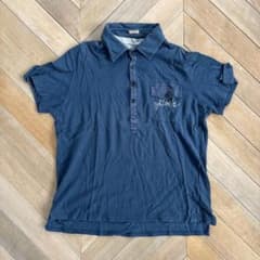 ジョンガリアーノ ポロシャツ ポロトップス ネイビー XXL - メルカリ