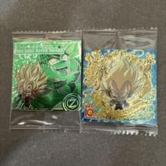 ドラゴンボール 超戦士シールウエハース 10thRベジータ VSR 悟空×セルのサムネイル