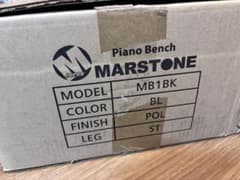 ピアノベンチ 新品未使用ブラックのサムネイル