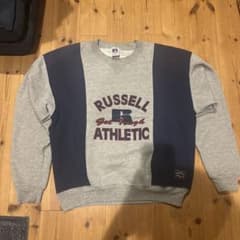 RUSSELL ATHLETIC スウェット グレー ネイビー Mのサムネイル