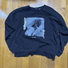 H&M Justin Bieber スウェット 短丈　ブラック Mのサムネイル