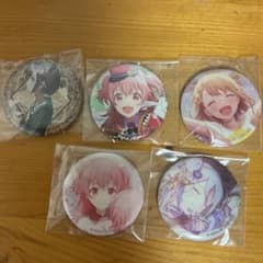 プロセカ　グリッター缶バッジ まとめ売り　宵崎奏　花里みのり　桃井愛莉　東雲絵名のサムネイル