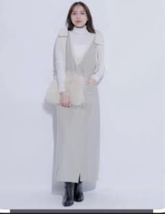 Mystrada マイストラーダ Vネックリボンジャンスカ Mystrada（マイストラーダ）の「Vネックリボンジャンスカ（ワンピース