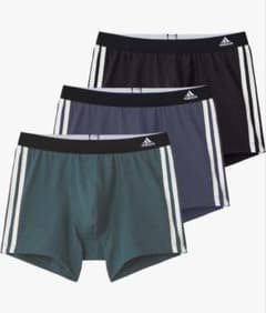 adidas(アディダス) ボクサーパンツ M【3ストライプ】3枚組 3Pのサムネイル
