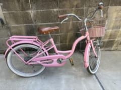 キッズ自転車20インチ ピンク - メルカリ