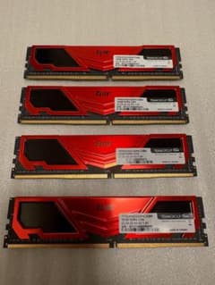 ジャンク品TEAMGROUP DDR4-3200 16GB 4枚セット 64GBのサムネイル
