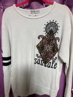 美*様 santafee 刺繍入りホワイト長袖トレーナーのサムネイル
