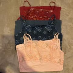 シャルレ　キャミソール　パレッティ　3枚セットのサムネイル